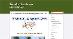 Desktop Screenshot of irishcobsociety.se